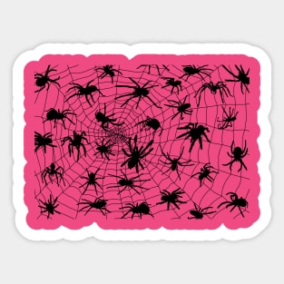 Spiders and web Sticker